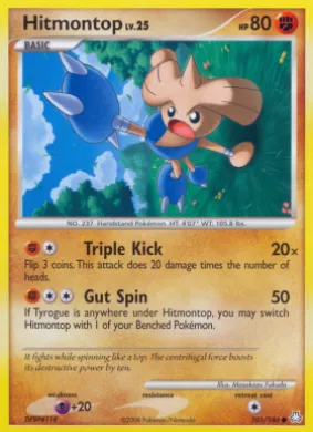 Hitmontop (LA 101) Legends Awakened