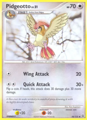 Pidgeotto (SW 58) Secret Wonders