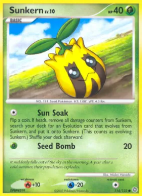 Sunkern (SW 114) Secret Wonders
