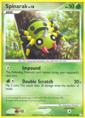 Spinarak (MT 103) Mysterious Treasures