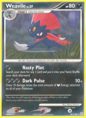 Weavile (DP 40) Diamond & Pearl