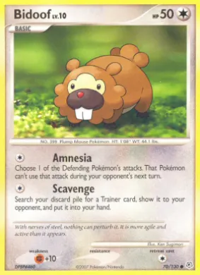 Bidoof (DP 70) Diamond & Pearl