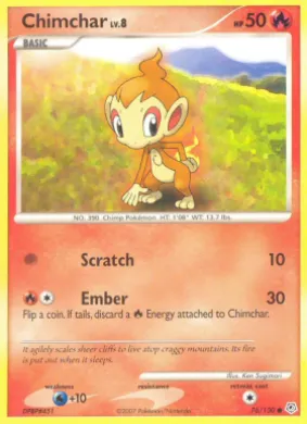 Chimchar (DP 76) Diamond & Pearl