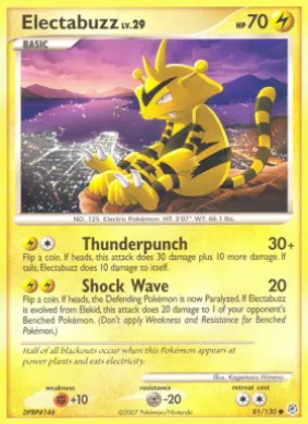 Electabuzz (DP 81) Diamond & Pearl