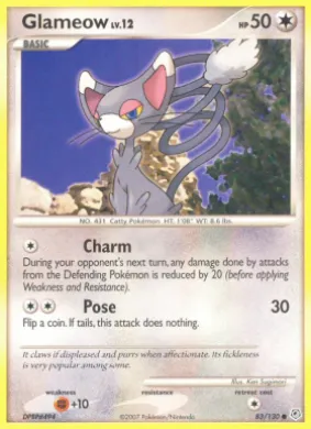 Glameow (DP 83) Diamond & Pearl