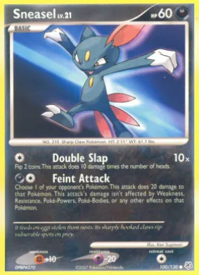 Sneasel (DP 100) Diamond & Pearl