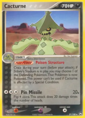 Cacturne (PK 27) EX Power Keepers