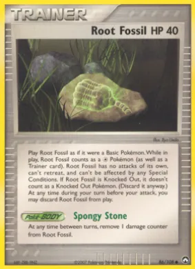 Root Fossil (PK 86) EX Power Keepers