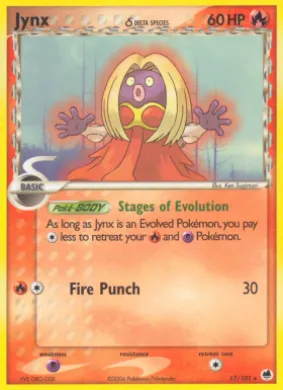 Jynx δ (DF 17) EX Dragon Frontiers