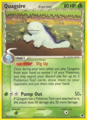 Quagsire δ (DF 21) EX Dragon Frontiers