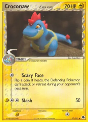Croconaw δ (DF 27) EX Dragon Frontiers