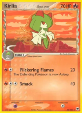 Kirlia δ (DF 33) EX Dragon Frontiers