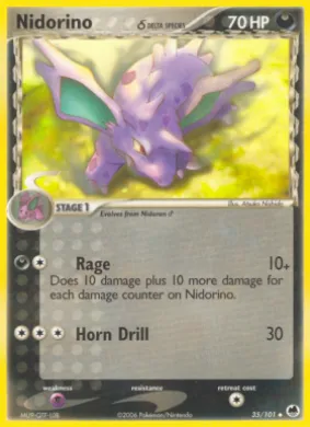Nidorino δ (DF 35) EX Dragon Frontiers