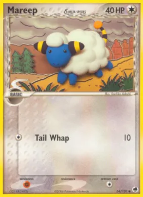 Mareep δ (DF 54) EX Dragon Frontiers