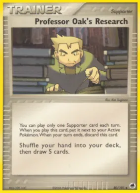 Professor Oak's Research (DF 80) EX Dragon Frontiers