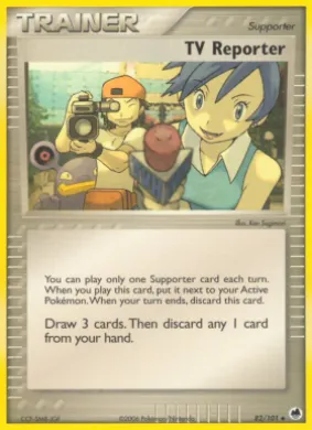 TV Reporter (DF 82) EX Dragon Frontiers