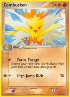 Combusken (CG 16) EX Crystal Guardians