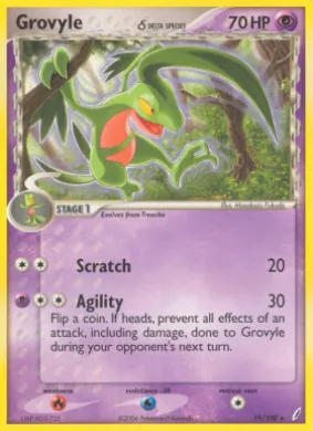 Grovyle δ (CG 19) EX Crystal Guardians