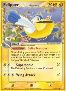 Pelipper δ (CG 26) EX Crystal Guardians