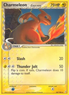 Charmeleon δ (CG 30) EX Crystal Guardians