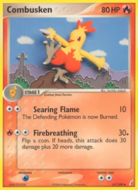 Combusken (CG 31) EX Crystal Guardians