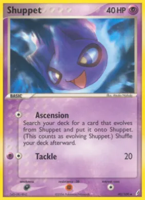 Shuppet (CG 40) EX Crystal Guardians