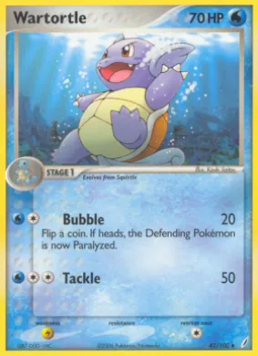 Wartortle (CG 42) EX Crystal Guardians