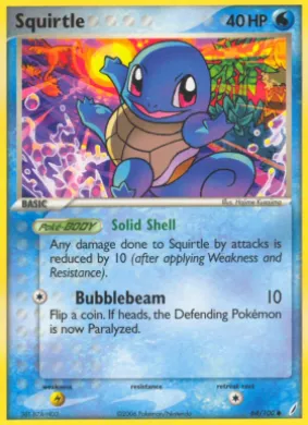 Squirtle (CG 64) EX Crystal Guardians