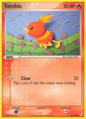 Torchic (CG 65) EX Crystal Guardians