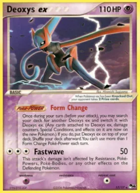 Deoxys ex ( 17) POP Series 4