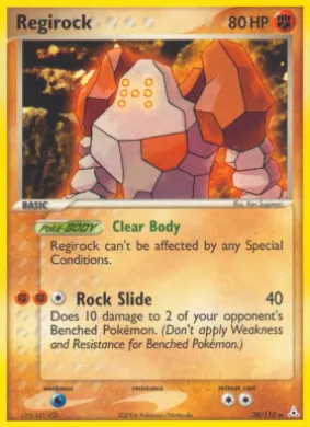 Regirock (HP 28) EX Holon Phantoms