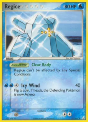 Regice (HP 27) EX Holon Phantoms