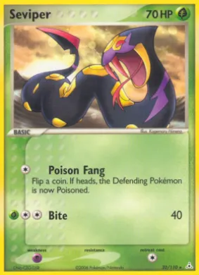 Seviper (HP 32) EX Holon Phantoms