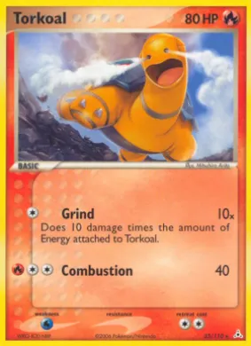 Torkoal (HP 33) EX Holon Phantoms