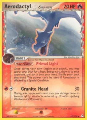 Aerodactyl δ (HP 35) EX Holon Phantoms