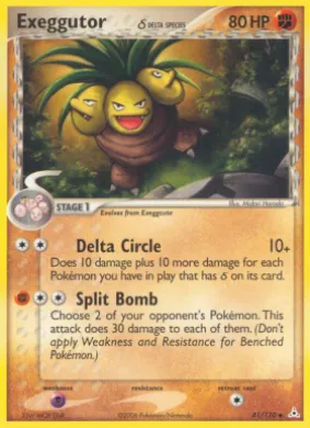 Exeggutor δ (HP 41) EX Holon Phantoms