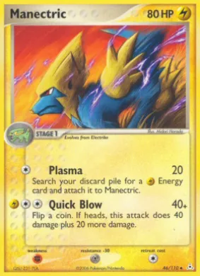 Manectric (HP 46) EX Holon Phantoms