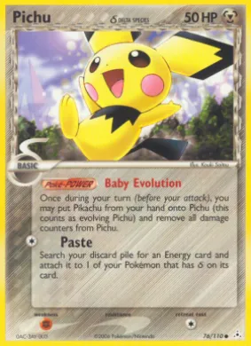 Pichu δ (HP 76) EX Holon Phantoms