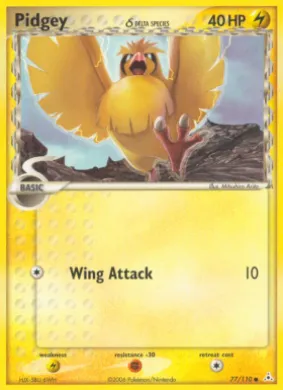 Pidgey δ (HP 77) EX Holon Phantoms