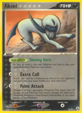 Absol (LM 15) EX Legend Maker