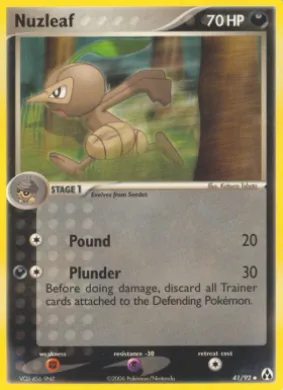 Nuzleaf (LM 41) EX Legend Maker