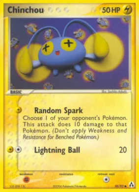 Chinchou (LM 50) EX Legend Maker