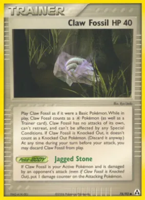 Claw Fossil (LM 78) EX Legend Maker
