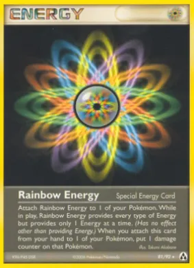 Rainbow Energy (LM 81) EX Legend Maker