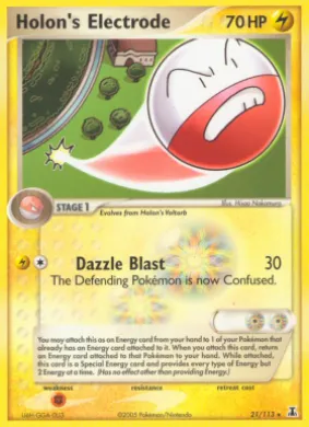 Holon's Electrode (DS 21) EX Delta Species