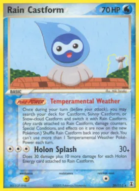 Rain Castform (DS 26) EX Delta Species