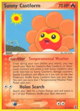 Sunny Castform (DS 31) EX Delta Species