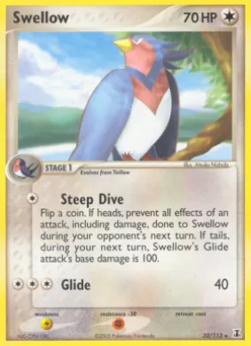 Swellow (DS 32) EX Delta Species