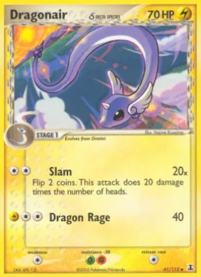 Dragonair δ (DS 41) EX Delta Species