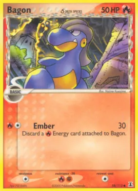 Bagon δ (DS 58) EX Delta Species